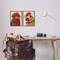 Stupell Industries Quirky Hipster Roosters 2pc Framed Giclee Set Design by Marcus Prime